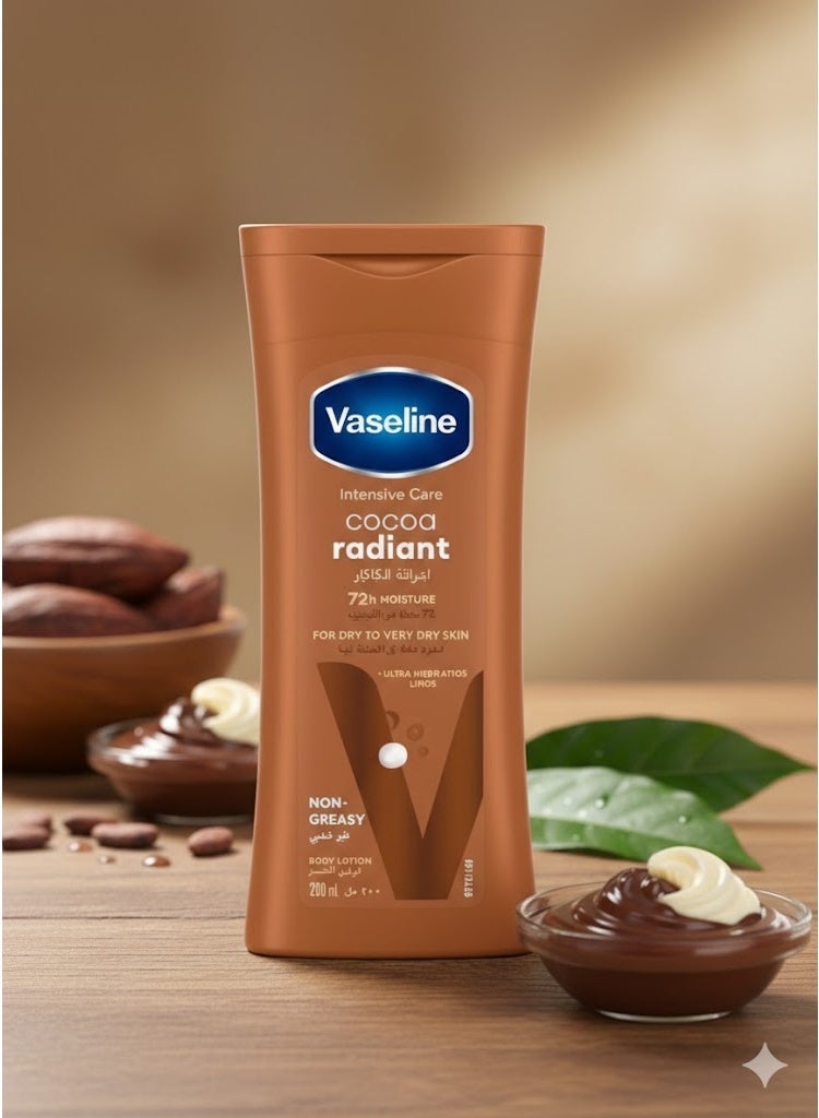 Vaseline Cocoa Radiant Body Lotion - 200 ml - Image 3